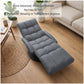 360° Swivel Floor Chair with 14 Reclining Positions & Footrest