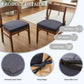 Soft D-Shaped Chair Cushions (Set of 2) Thick Seat Pads with Ties & Removable Cover