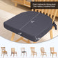 Soft D-Shaped Chair Cushions (Set of 2) Thick Seat Pads with Ties & Removable Cover