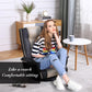 Swivel Adjustable Floor Chair with Armrests