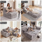 FLOGUOR 102" Modular Boneless Couch – Convertible Sofa Bed with Deep Seat & Cloud-Like Comfort