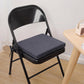 Soft D-Shaped Chair Cushions (Set of 2) Thick Seat Pads with Ties & Removable Cover