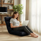 Foldable Floor Chair with Adjustable Back Support