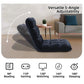 Foldable Floor Chair with Adjustable Back Support