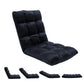 Foldable Floor Chair with Adjustable Back Support
