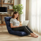 Foldable Floor Chair with Adjustable Back Support