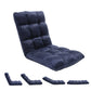 Foldable Floor Chair with Adjustable Back Support