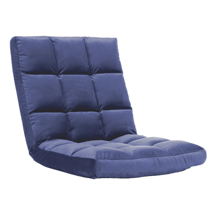 Foldable Floor Chair with Adjustable Back Support