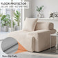 Modern L-Shaped Modular Cloud Sofa – Frameless Corduroy Sectional with Deep Seating