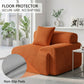 Modern L-Shaped Modular Cloud Sofa Boneless Corduroy Sectional with Deep Seat