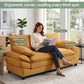 Modern Corduroy Love Seat Easy Assembly Cloud Sofa for Small Spaces & Apartments
