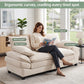 Modern Corduroy Love Seat Easy Assembly Cloud Sofa for Small Spaces & Apartments