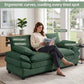 Modern Corduroy Love Seat Easy Assembly Cloud Sofa for Small Spaces & Apartments