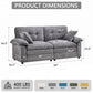Lightweight modular sofa