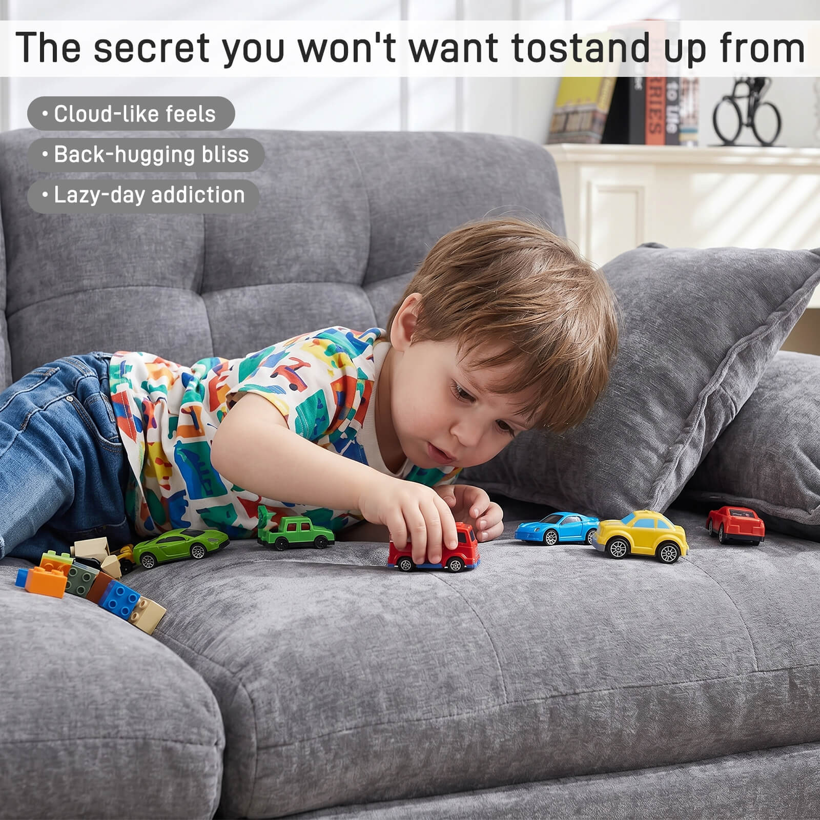 Washable cover sponge sofa