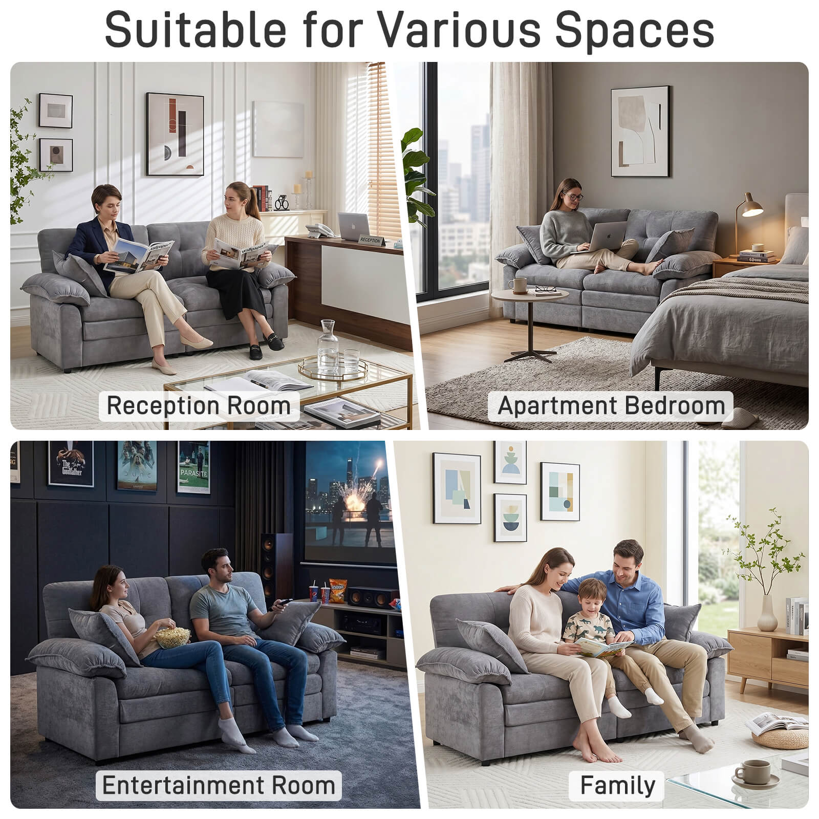 Non-deforming sponge sofa