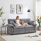 Kid-friendly foam sofa