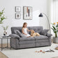 Modern Deep-Seating 2-Seater Sofa for Everyday Living Room Comfort