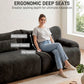 126in Sectional Boneless Couch L Shaped Convertible Modular Sofa No Assembly