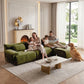 126in Sectional Boneless Couch L Shaped Convertible Modular Sofa No Assembly