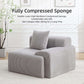 Aesthetic floor couch