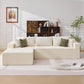 sectional sofa, L-shaped sectional sofa, corduroy sectional sofa