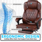 ergonomic design office chair all day comfort, executive chair dual foam cushion back support