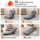 floor chair two layer cushion, velvet floor chair foldable, floor chair with pillow