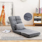 foldable floor gaming chair gray, floor chair with back support adjustable, floor sofa chair for adults