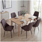 modern minimalist dining chair gray, contemporary upholstered dining chair dark gray