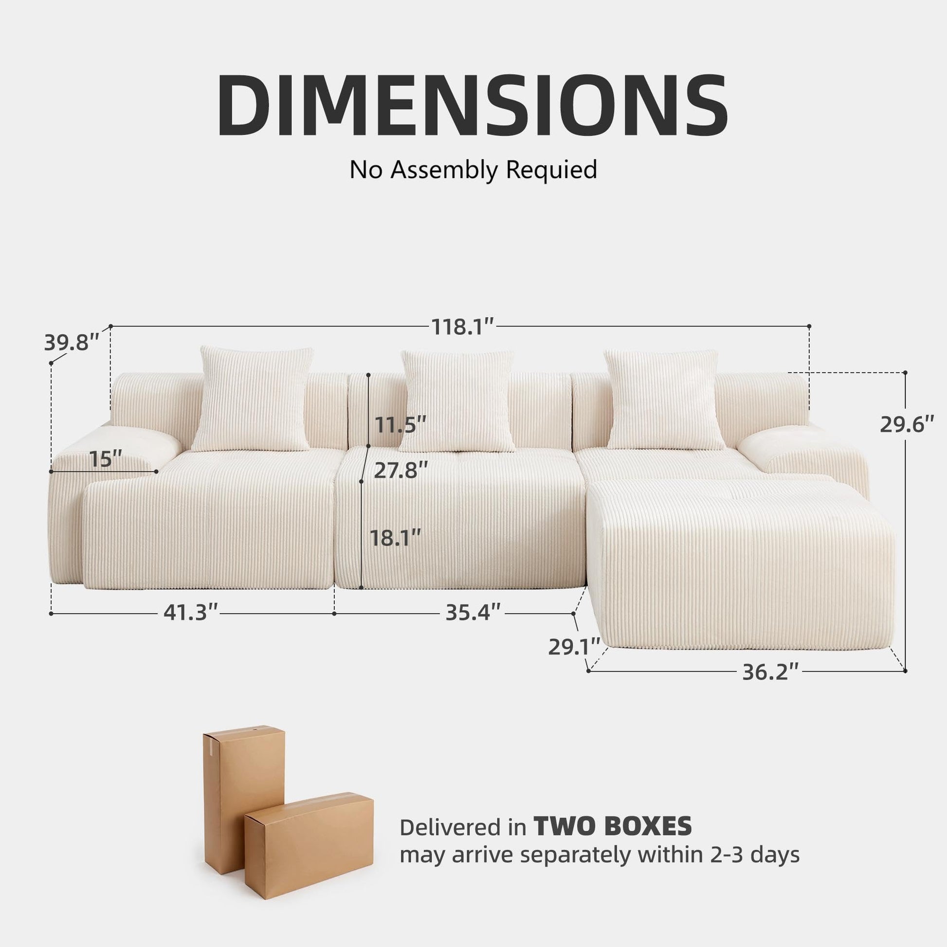 French minimalist sofa cream, japandi sofa cream corduroy, aesthetic cream sofa living room