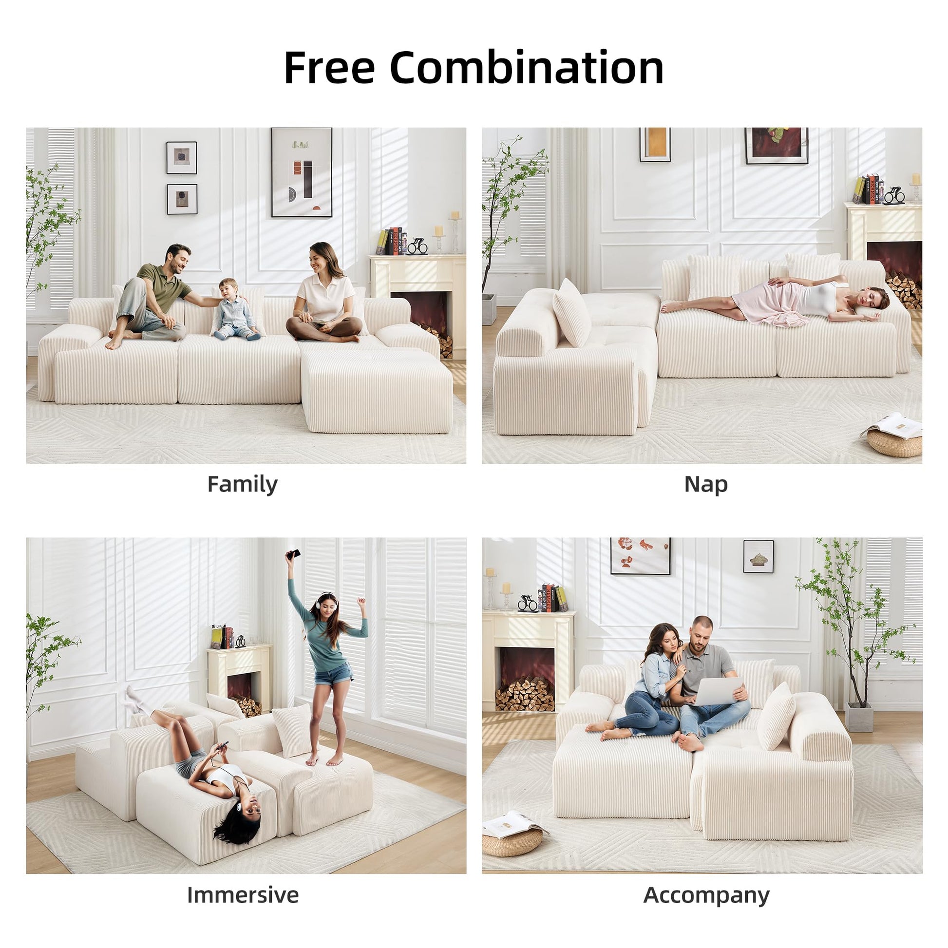 washable corduroy sofa pet friendly, durable sofa for pets cream