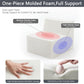 one-piece molded foam sofa full support no hard frame, dual layer medium high density foam chair